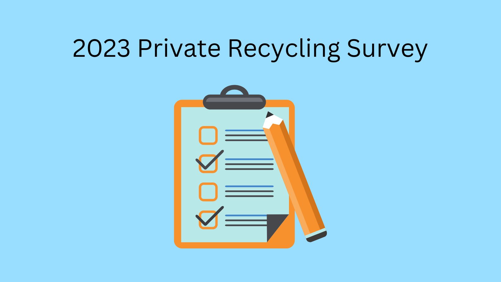 2023 Private Recycling Survey News Slider